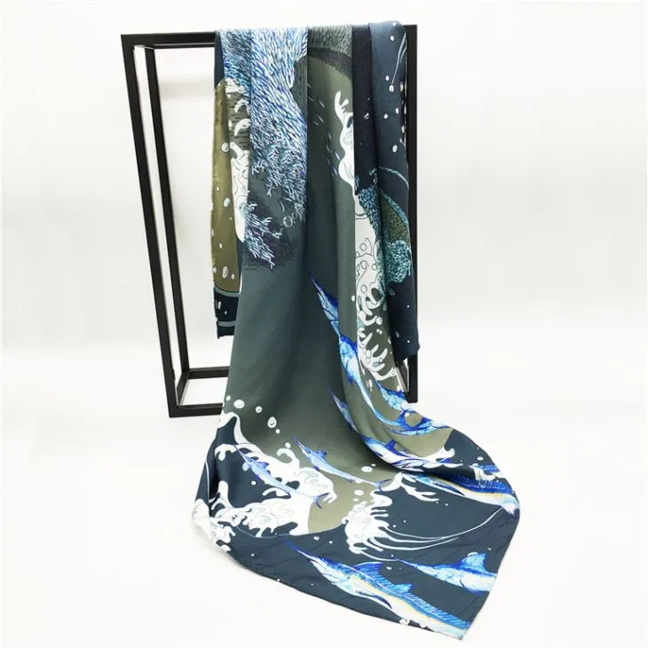 Lady's 100% Silk Digital Printed Scarf