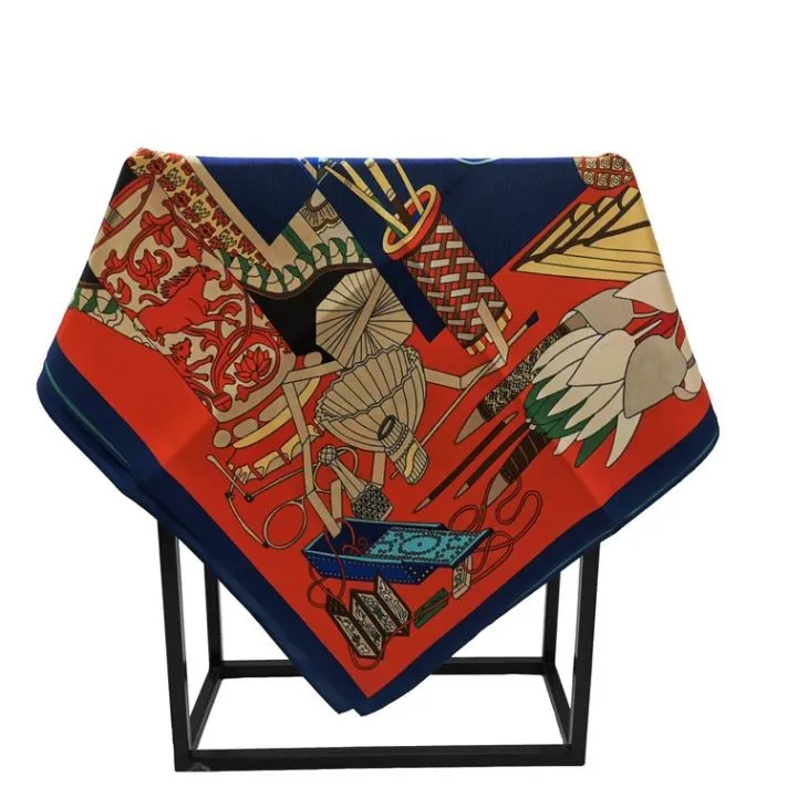 Decorative Double-sided Satin Scarf